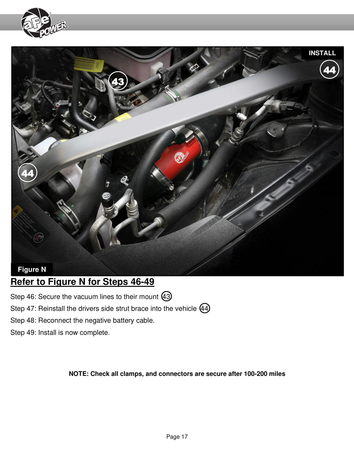 aFe BladeRunner Charge Pipe Kit | Kia Stinger 22-23 (17-24) (46-20694-B)