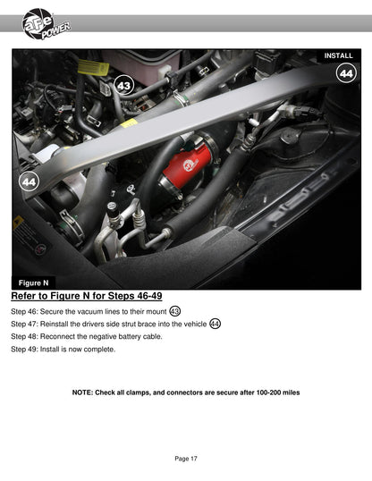 aFe BladeRunner Charge Pipe Kit | Kia Stinger 22-23 (17-24) (46-20694-B)