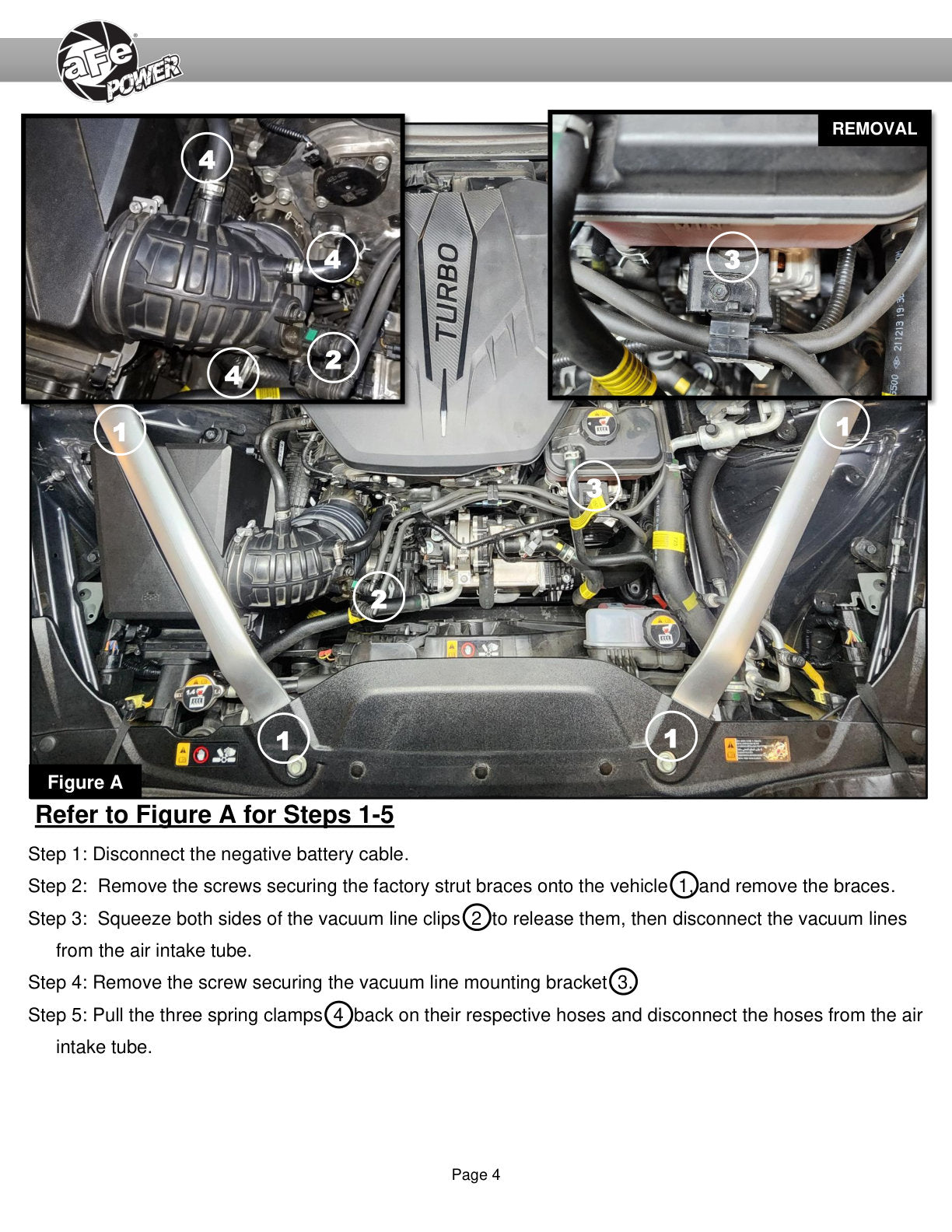 aFe BladeRunner Charge Pipe Kit L4-2.5L | Kia Stinger 17-24 (46-20694-R)