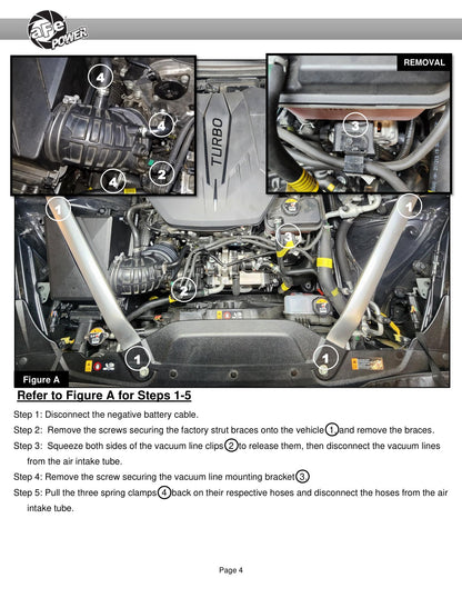 aFe BladeRunner Charge Pipe Kit L4-2.5L | Kia Stinger 17-24 (46-20694-R)