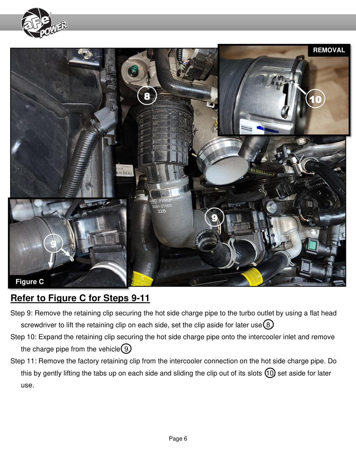 aFe BladeRunner Charge Pipe Kit L4-2.5L | Kia Stinger 17-24 (46-20694-R)