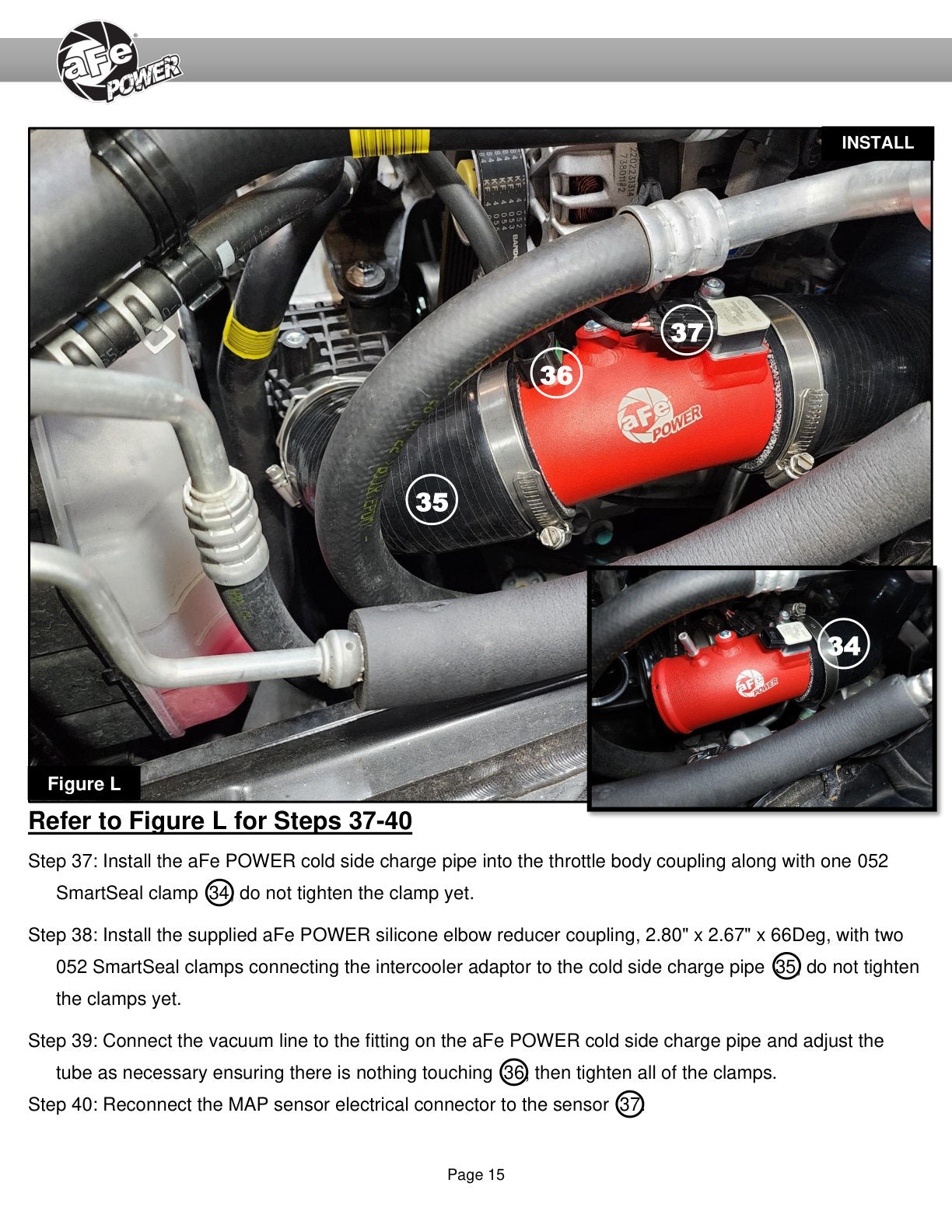 aFe BladeRunner Charge Pipe Kit L4-2.5L | Kia Stinger 17-24 (46-20694-R)