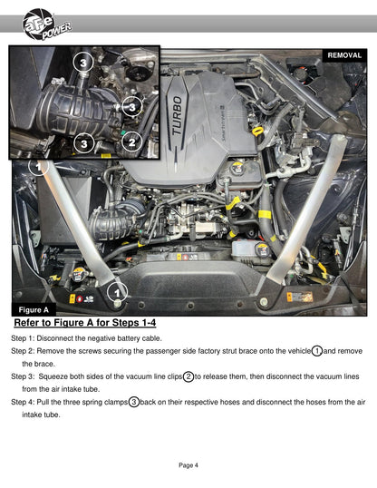 aFe BladeRunner Hot Charge Pipe | Kia Stinger 17-24 (46-20698-B)