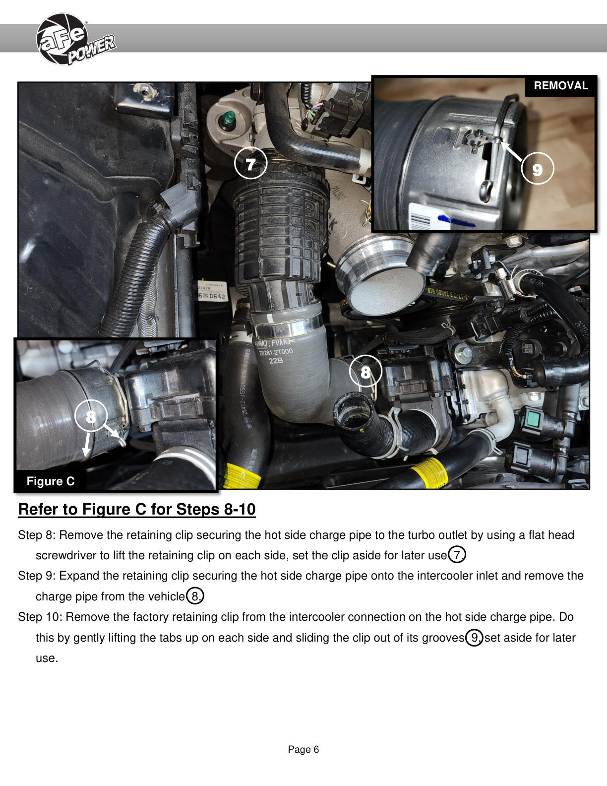 aFe BladeRunner Hot Charge Pipe | Kia Stinger 17-24 (46-20698-B)
