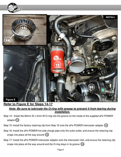 aFe BladeRunner Hot Charge Pipe | Kia Stinger 17-24 (46-20698-B)
