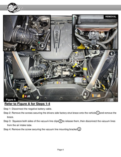 aFe BladeRunner Cold Charge Pipe | Kia Stinger 17-24 L4-2.5L (46-20699-B)