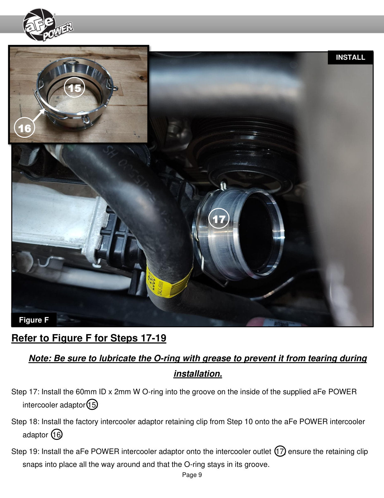 aFe BladeRunner Cold Charge Pipe | Kia Stinger 17-24 L4-2.5L (46-20699-B)
