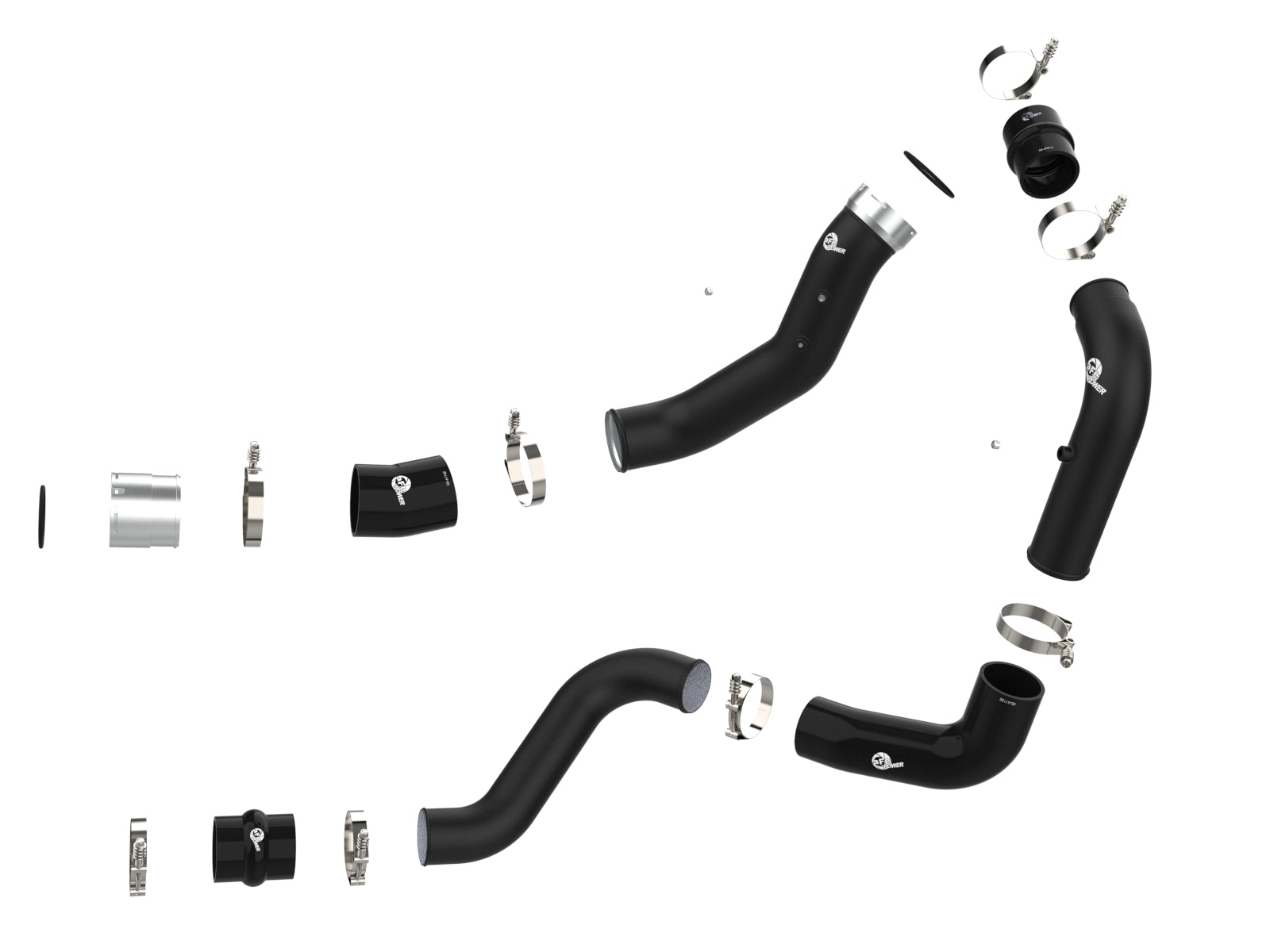 aFe V8 6.6L L5P BladeRunner Aluminum Charge Pipe | Chevy Silverado/GMC Sierra (20-26) (46-20704-B)
