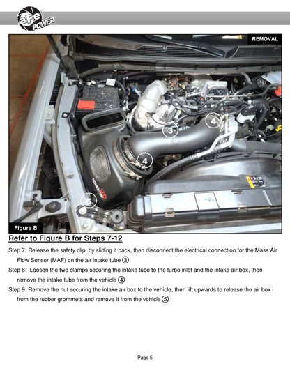 aFe V8 6.6L L5P BladeRunner Aluminum Charge Pipe | Chevy Silverado/GMC Sierra (20-26) (46-20704-B)