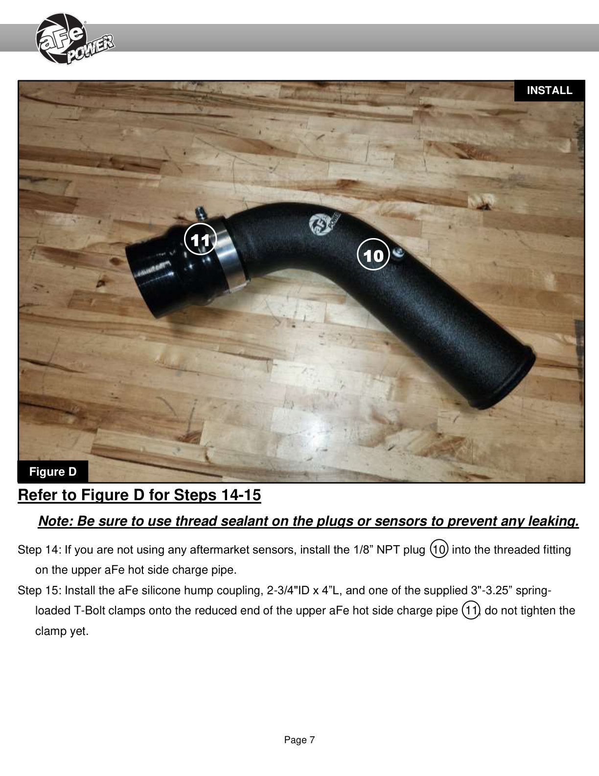 aFe V8 6.6L L5P BladeRunner Aluminum Charge Pipe | Chevy Silverado/GMC Sierra (20-26) (46-20704-B)