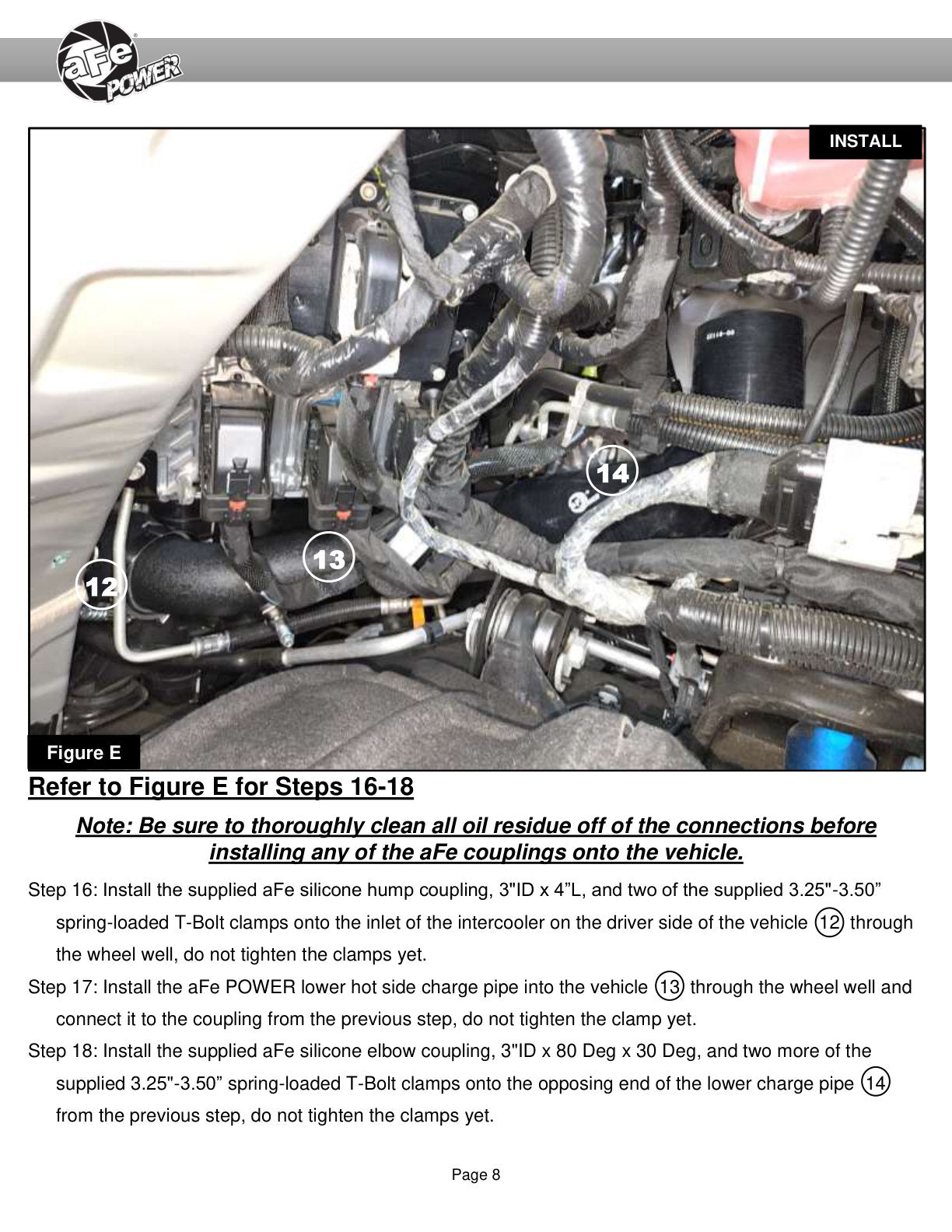 aFe V8 6.6L L5P BladeRunner Aluminum Charge Pipe | Chevy Silverado/GMC Sierra (20-26) (46-20704-B)