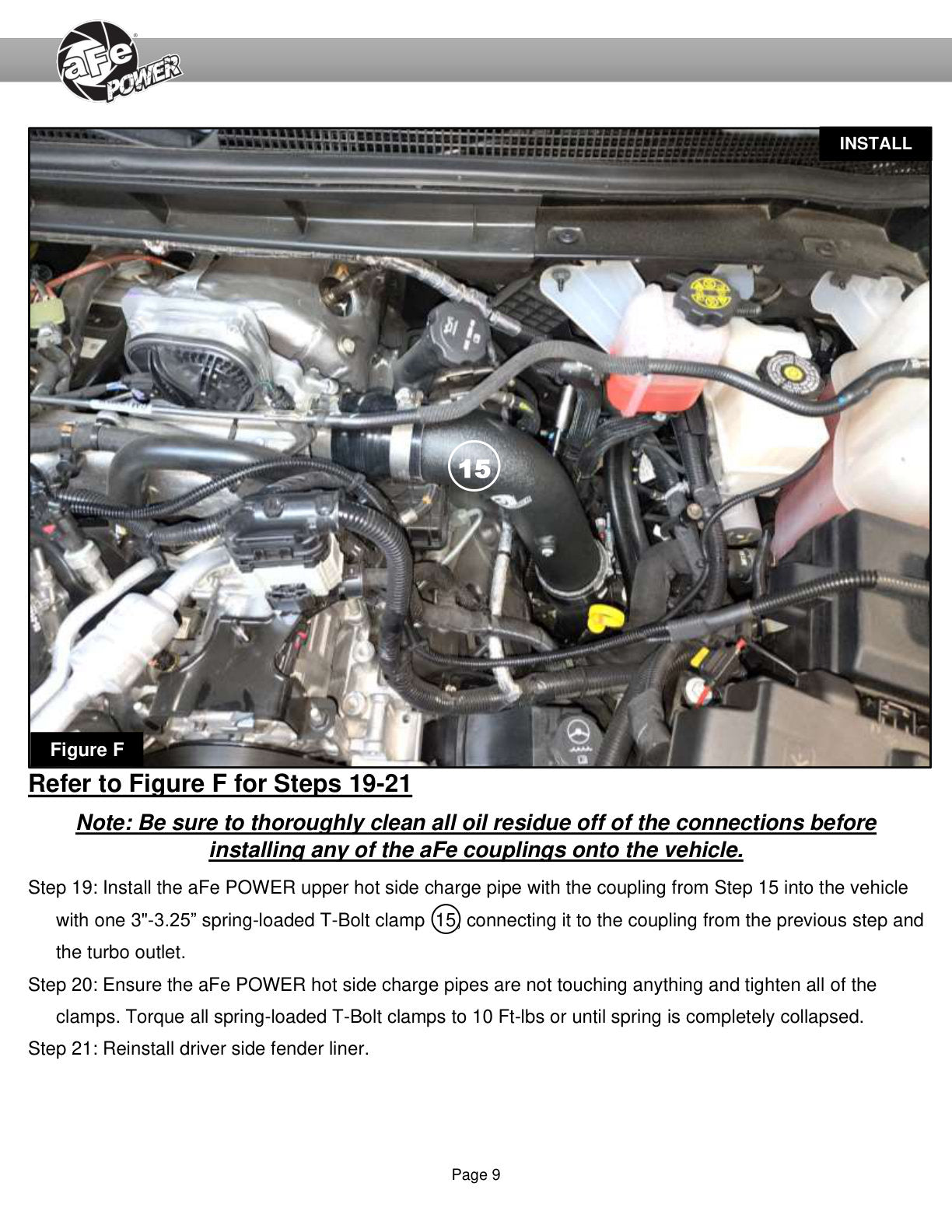aFe V8 6.6L L5P BladeRunner Aluminum Charge Pipe | Chevy Silverado/GMC Sierra (20-26) (46-20704-B)