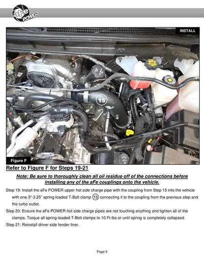 aFe V8 6.6L L5P BladeRunner Aluminum Charge Pipe | Chevy Silverado/GMC Sierra (20-26) (46-20704-B)