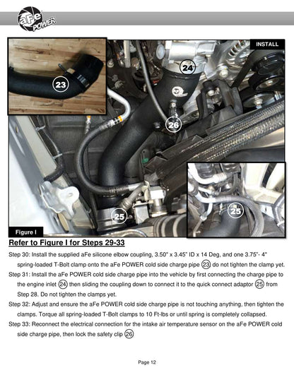 aFe V8 6.6L L5P BladeRunner Aluminum Charge Pipe | Chevy Silverado/GMC Sierra (20-26) (46-20704-B)