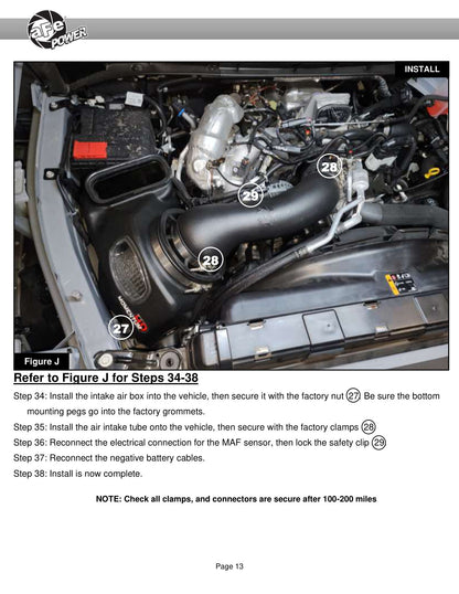 aFe V8 6.6L L5P BladeRunner Aluminum Charge Pipe | Chevy Silverado/GMC Sierra (20-26) (46-20704-B)