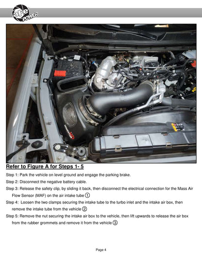aFe BladeRunner 3.5in Alu Cold Charge Pipe | GM 6.6L L5P Diesel Trucks (46-20709-B)