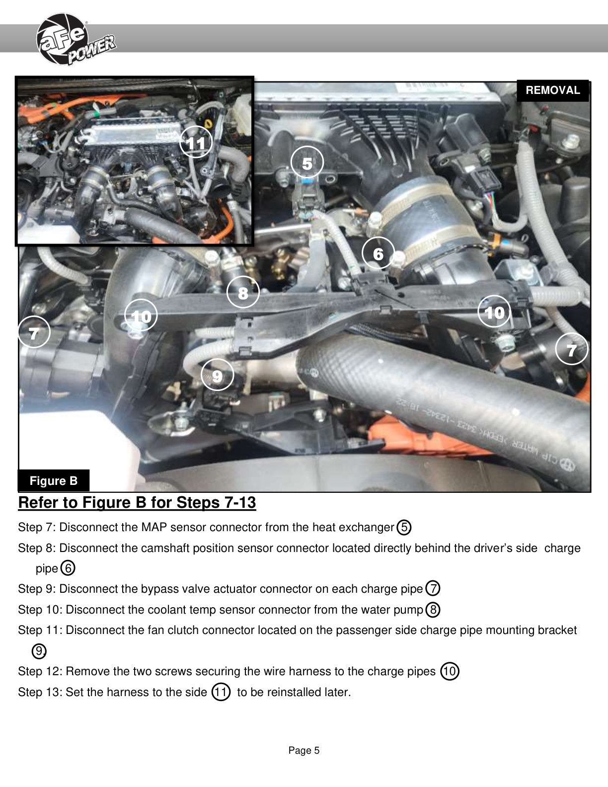 aFe 2.5in Hot Charge Pipe | Toyota Sequoia/Tundra (22-26) (46-20718-R)