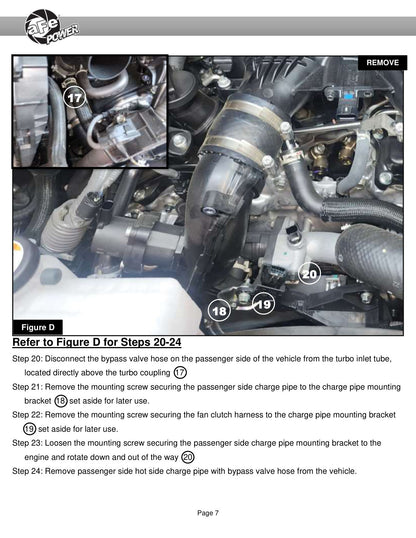 aFe 2.5in Hot Charge Pipe | Toyota Sequoia/Tundra (22-26) (46-20718-R)