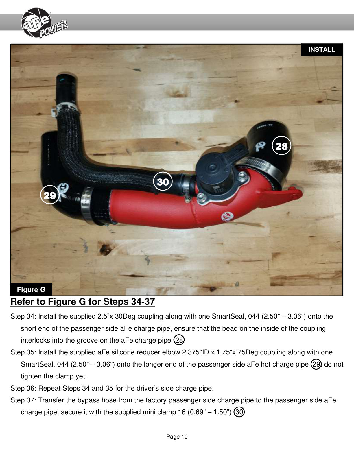 aFe 2.5in Hot Charge Pipe | Toyota Sequoia/Tundra (22-26) (46-20718-R)