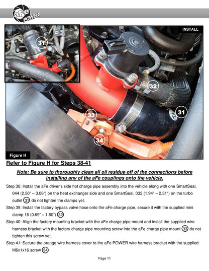 aFe 2.5in Hot Charge Pipe | Toyota Sequoia/Tundra (22-26) (46-20718-R)
