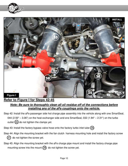 aFe 2.5in Hot Charge Pipe | Toyota Sequoia/Tundra (22-26) (46-20718-R)