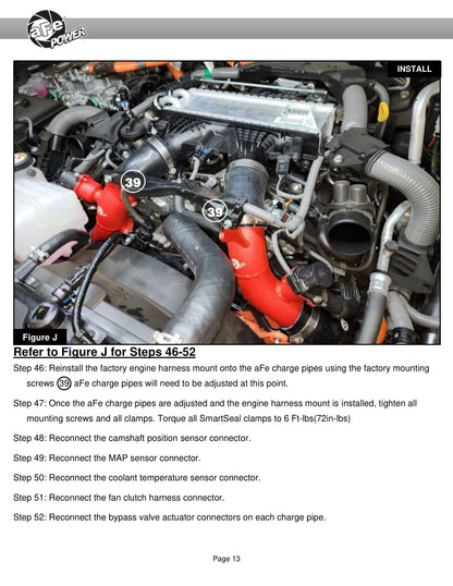 aFe 2.5in Hot Charge Pipe | Toyota Sequoia/Tundra (22-26) (46-20718-R)