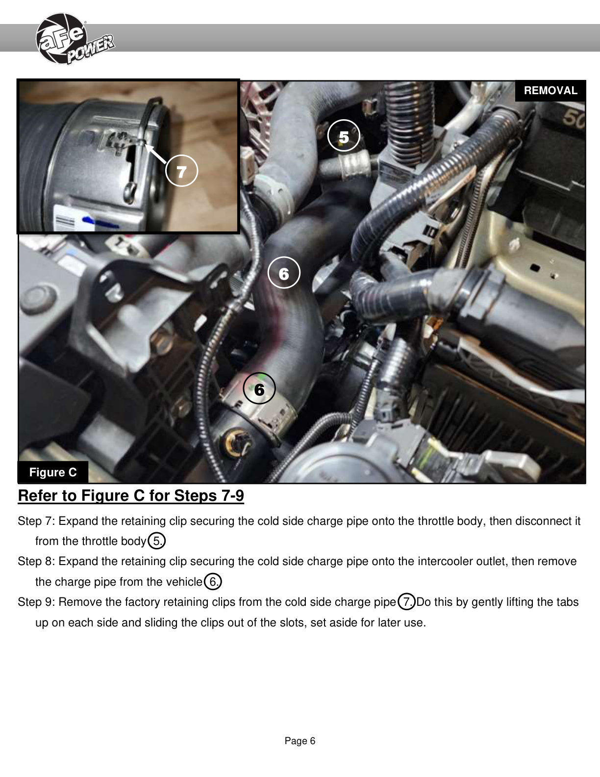 aFe 24+ Tacoma & Land Cruiser Aluminum Charge Pipe Kit | Toyota Tacoma/LC (46-20724-B)