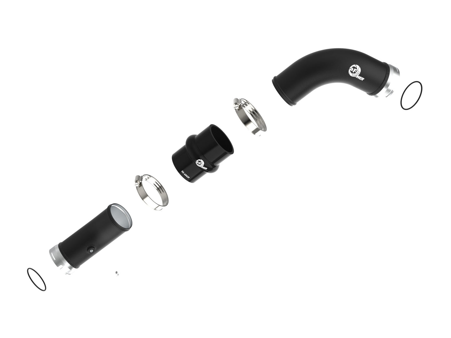 aFe 2.5in Aluminum Hot Charge Pipe | Toyota Tacoma L4 2.4L 2024 (46-20728-B)
