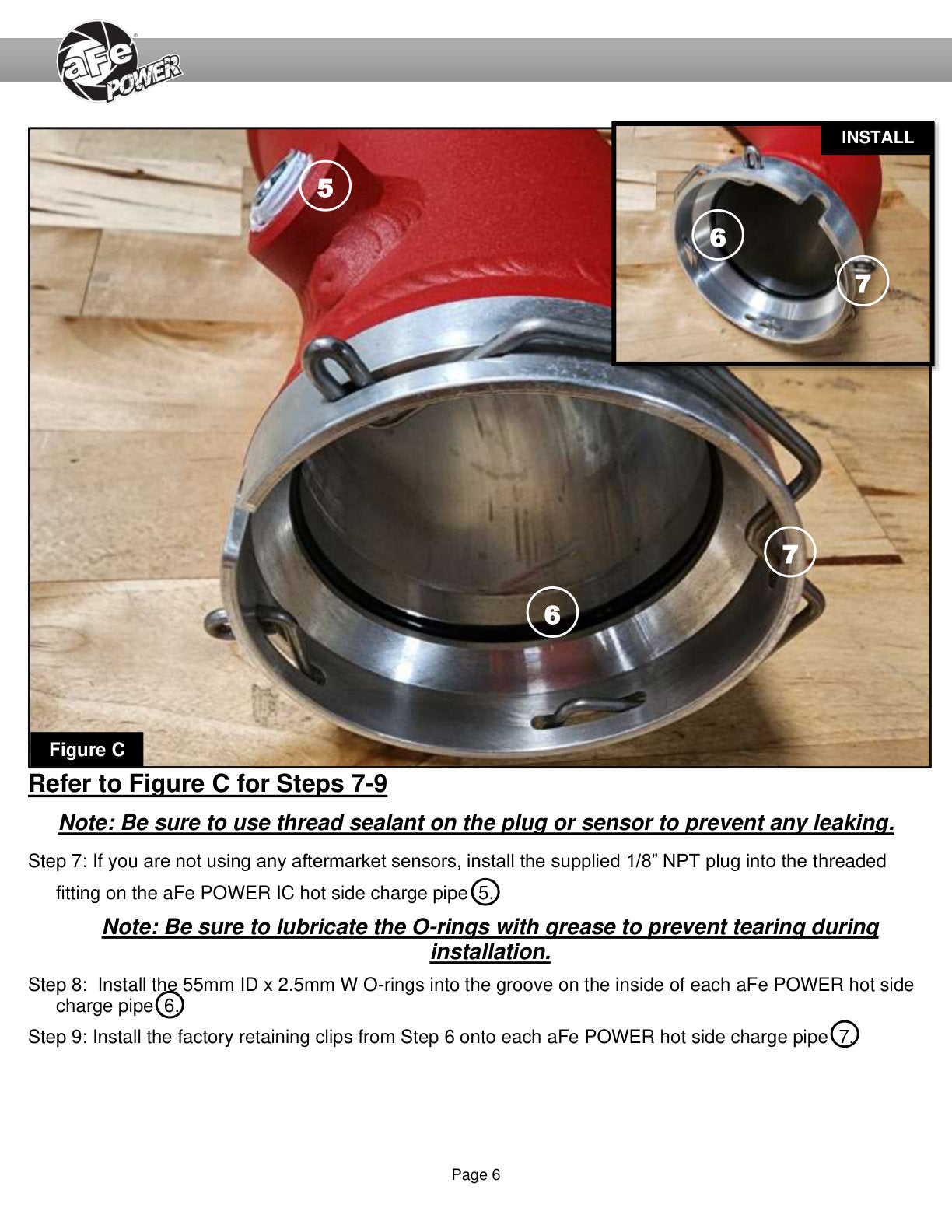 aFe 2.5in Aluminum Hot Charge Pipe | Toyota Tacoma L4 2.4L 2024 (46-20728-B)
