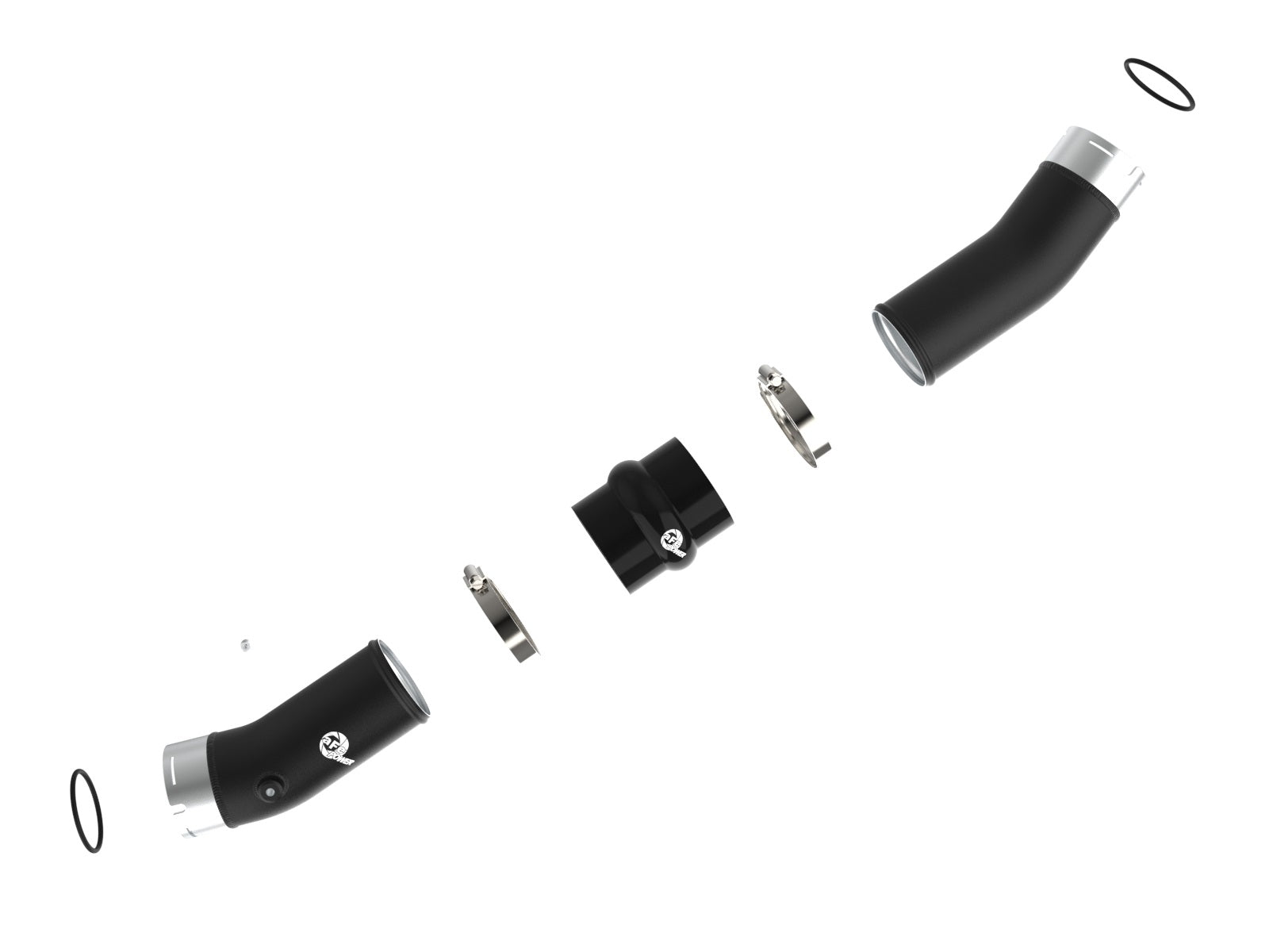 aFe 3in Aluminum Cold Charge Pipe | Toyota Tacoma L4 2.4L 2024 (46-20729-B)