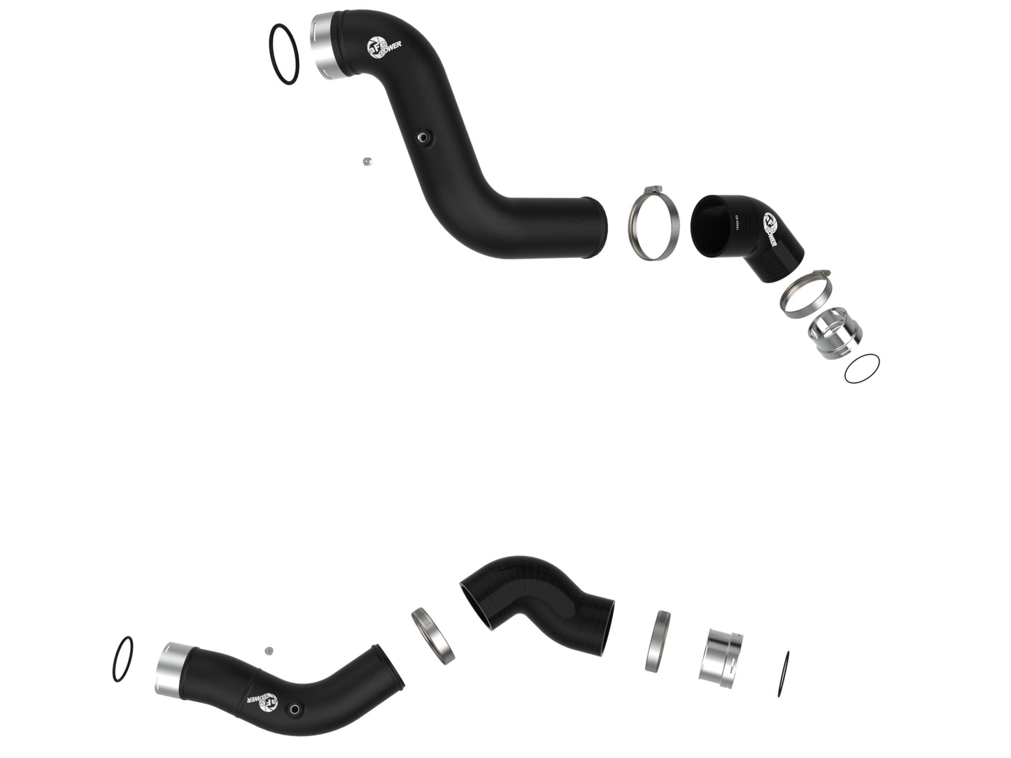 aFe 23-25 GM Colorado/Canyon Aluminum Hot & Cold Charge Pipe Kit | Chevy 12-26 (46-20744-B)