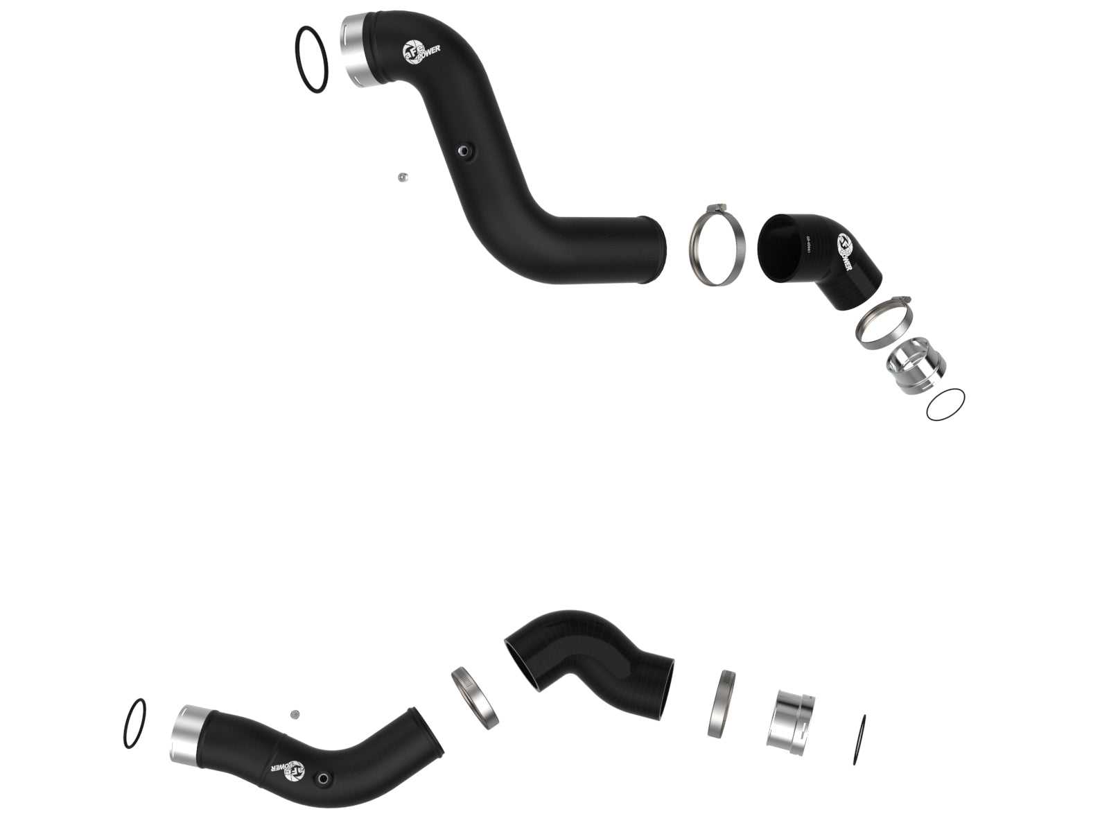 aFe 23-25 GM Colorado/Canyon Aluminum Hot & Cold Charge Pipe Kit | Chevy 12-26 (46-20744-B)