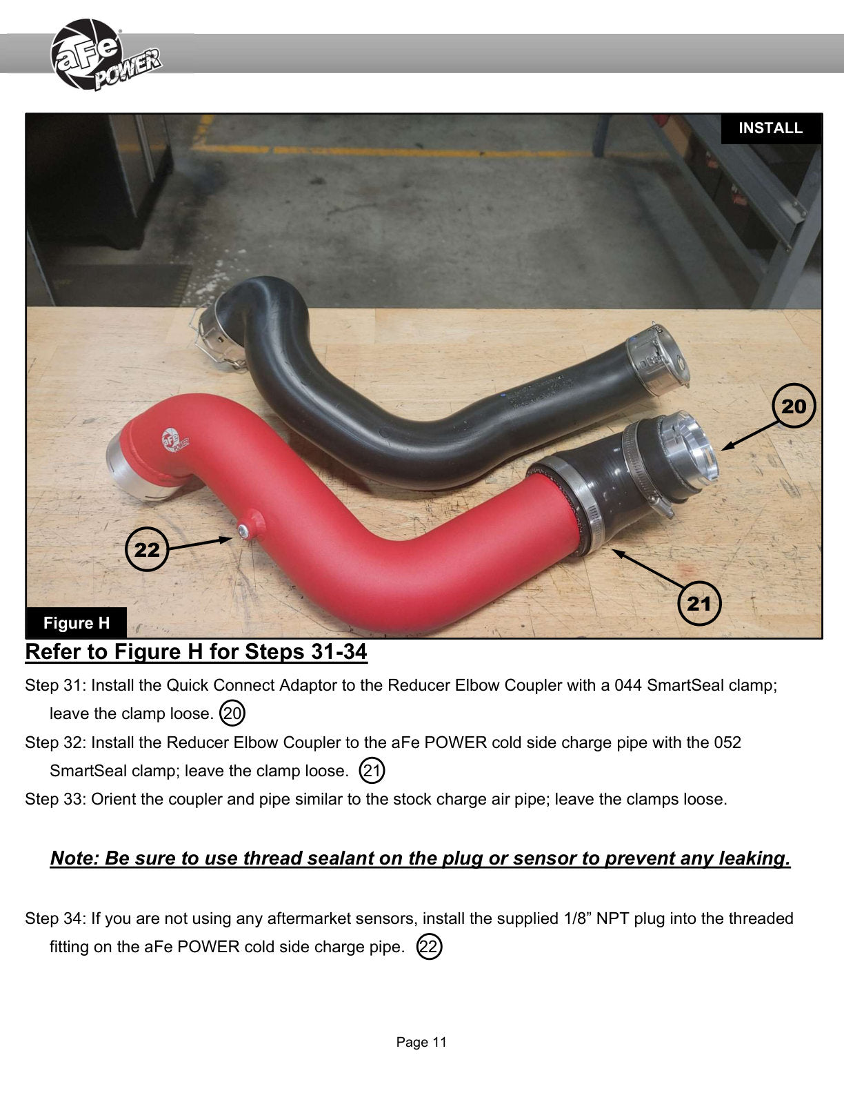 aFe 23-25 GM Colorado/Canyon L4-2.7L BladeRunner Hot & Cold Charge Pipe Kit | (46-20744-R)