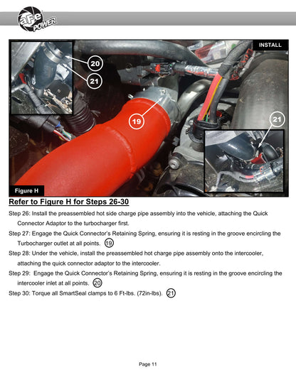 aFe BladeRunner Hot Charge Pipe | GM Colorado/Canyon (12-26) (46-20748-B)