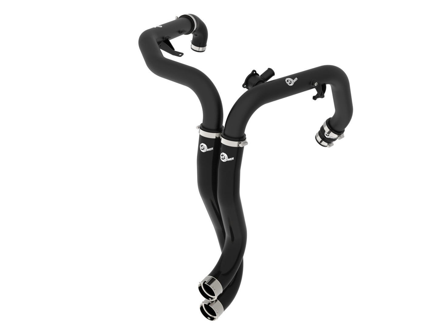 aFe 22-24in Aluminum Hot Charge Pipe | Ford Bronco Raptor (46-20758-B)