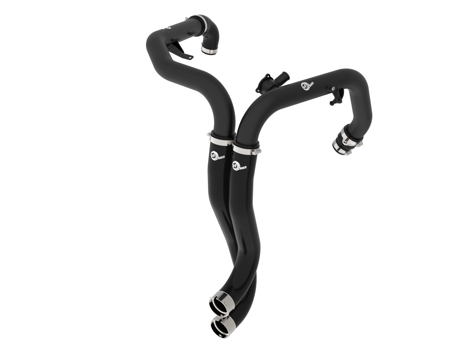 aFe 22-24in Aluminum Hot Charge Pipe | Ford Bronco Raptor (46-20758-B)