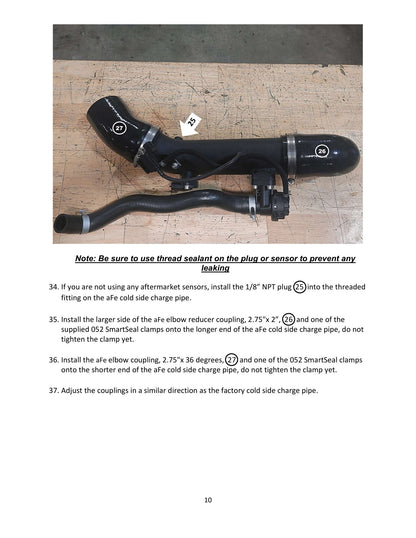 aFe BladeRunner Charge Pipe Kit | Hyundai Veloster N 18-22 (46-20764-B)
