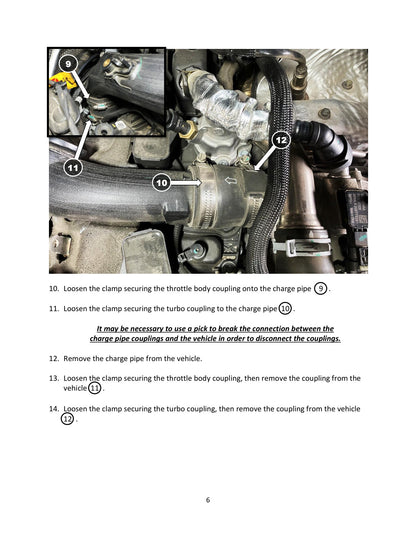 aFe BladeRunner 2.5in Aluminum Hot Charge Pipe | Jeep Wrangler JL L4-2.0L (24+) (46-20778-B)