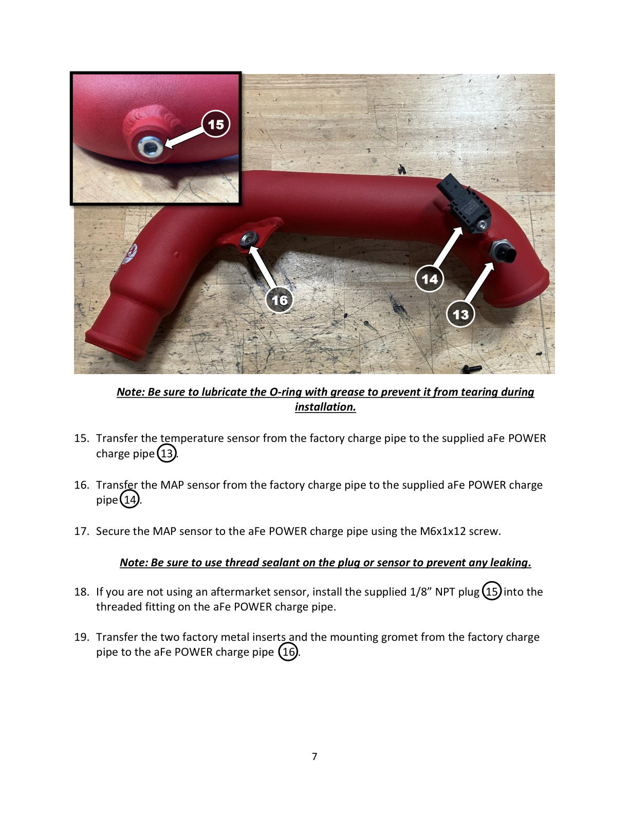 aFe BladeRunner 2.5in Aluminum Hot Charge Pipe | Jeep Wrangler JL L4-2.0L (24+) (46-20778-B)