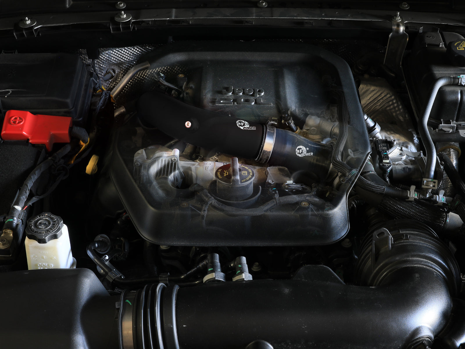aFe BladeRunner 2.5in Aluminum Hot Charge Pipe | Jeep Wrangler JL L4-2.0L (24+) (46-20778-B)