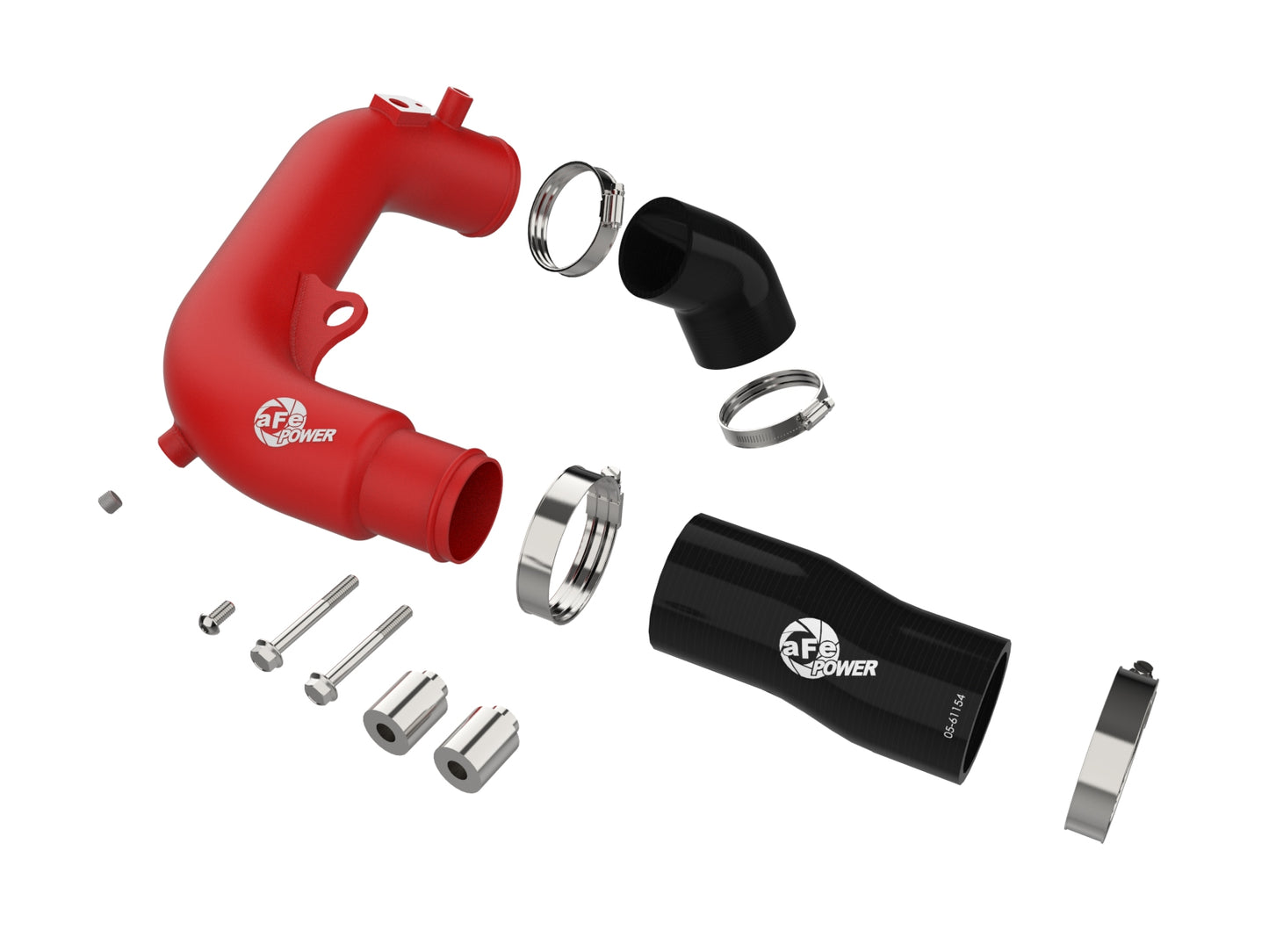 aFe BladeRunner 2.5in Aluminum Hot Charge Pipe | Jeep Wrangler JL L4-2.0L (24+) (46-20778-R)