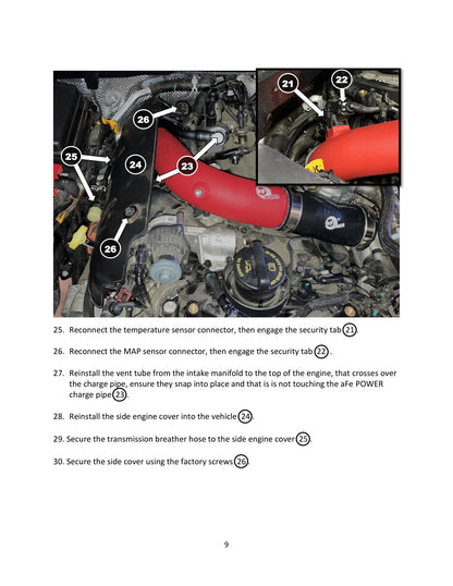 aFe BladeRunner 2.5in Aluminum Hot Charge Pipe | Jeep Wrangler JL L4-2.0L (24+) (46-20778-R)