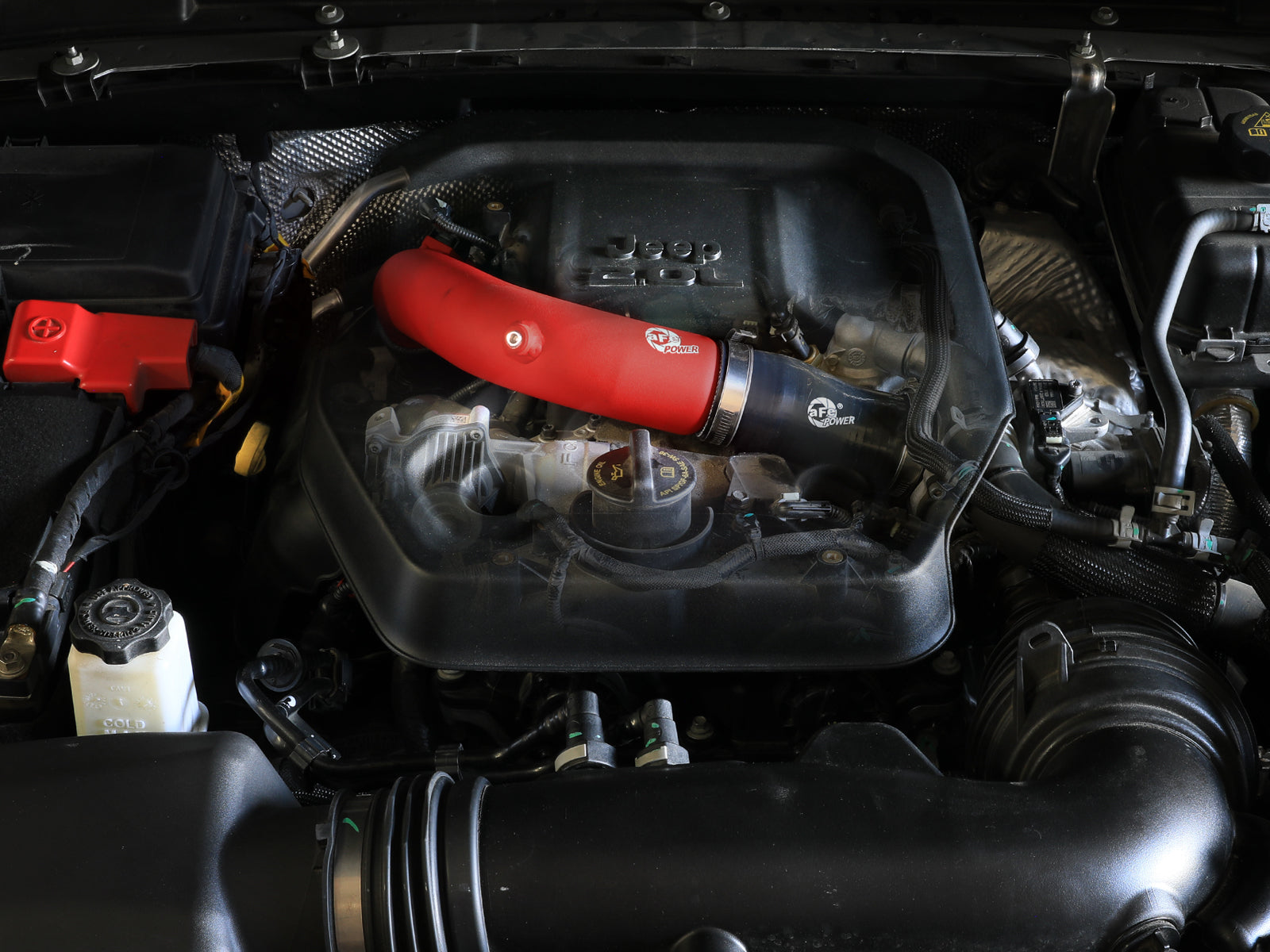 aFe BladeRunner 2.5in Aluminum Hot Charge Pipe | Jeep Wrangler JL L4-2.0L (24+) (46-20778-R)