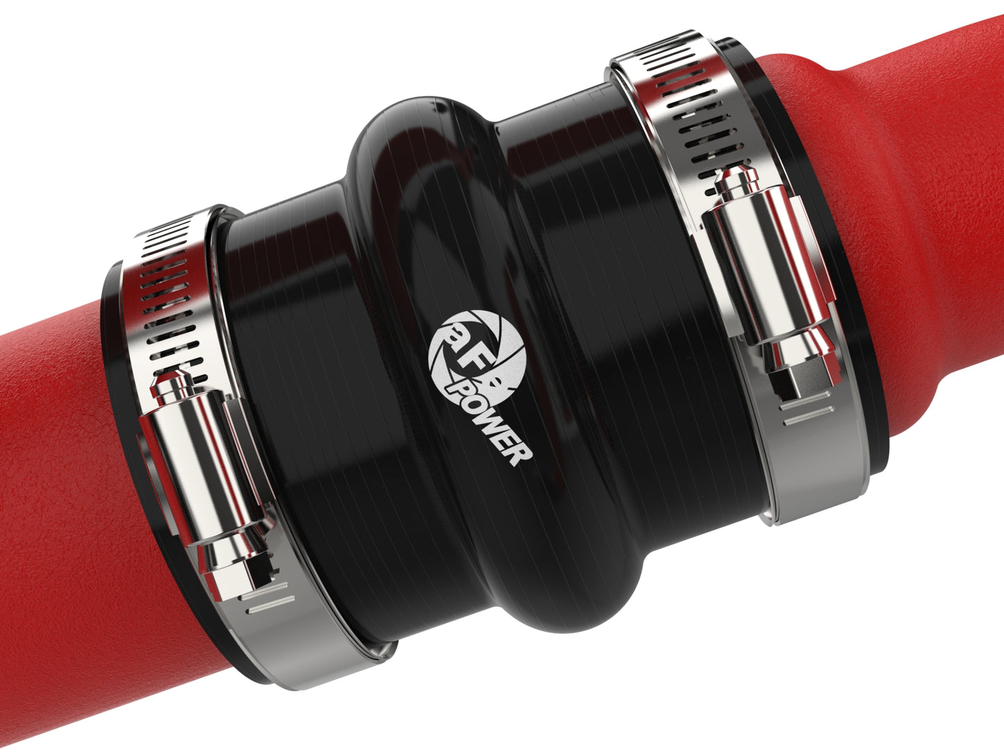 aFe BladeRunner Aluminum Hot and Cold Charge Pipe Kit Red Ford F-150 24-26 V6-2.7L (tt)