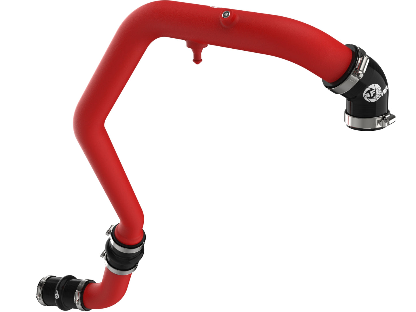 aFe BladeRunner Aluminum Hot and Cold Charge Pipe Kit Red Ford F-150 24-26 V6-2.7L (tt)