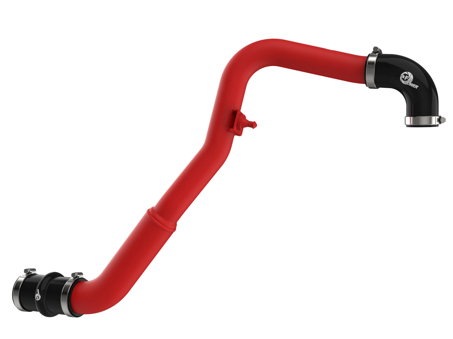 aFe BladeRunner Aluminum Hot and Cold Charge Pipe Kit Red Ford F-150 24-26 V6-2.7L (tt)
