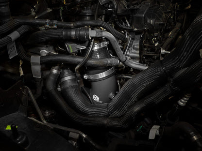 aFe BladeRunner 2-1/4in & 3in Aluminum Hot and Cold Charge Pipe Kit Black RAM 1500 RHO 25-27 L6-3.0L