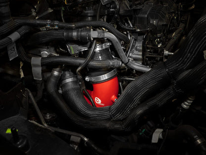 aFe BladeRunner 2-1/4in & 3in Aluminum Hot and Cold Charge Pipe Kit Red RAM 1500 RHO 25-27 L6-3.0L