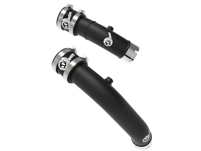 aFe BladeRunner 2-1/4in Aluminum Hot Charge Pipe Black RAM 1500 RHO 25-27 L6-3.0L (tt)