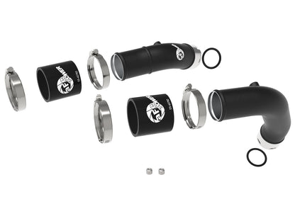 aFe BladeRunner 2-1/4in Aluminum Hot Charge Pipe Black RAM 1500 RHO 25-27 L6-3.0L (tt)